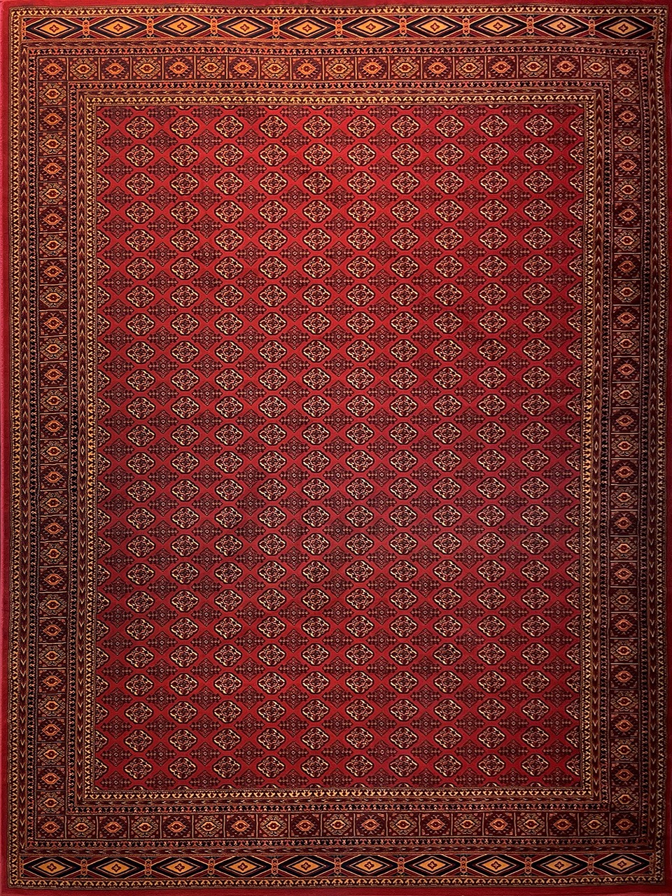 فرش (38006) اکریلیک - 8 رنگ - 700 شانه - لاکی - تراکم 2100