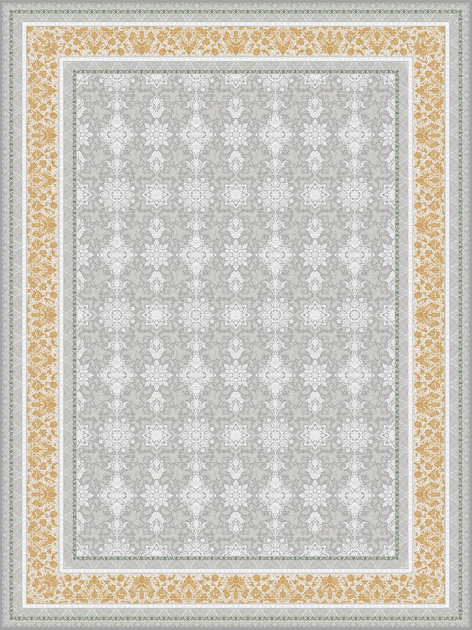 فرش (12002) اکريليک پلی‌استر 10رنگ 1200شانه الماسی تراکم3600